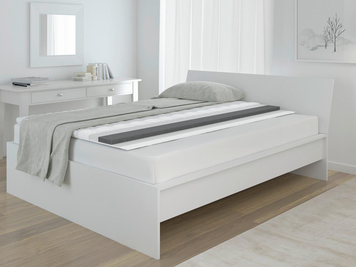 Nadmadrac Elastic - bijela, Konvencionalno (160/200cm)