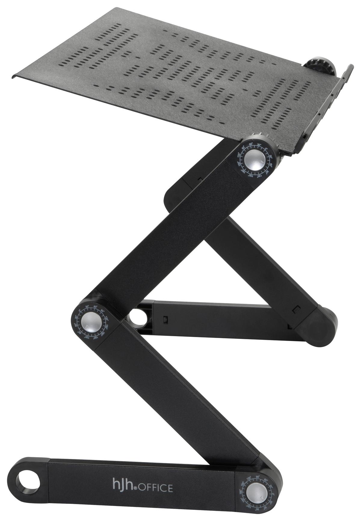 Schreibtischaufsatz Vm-Sa II Schwarz - Schwarz, Basics, Metall (52,5/4-39,5/25,5cm) - MID.YOU