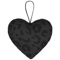 Dekohänger Heart Schwarz - Schwarz, Textil (10,5/9cm) - Mömax