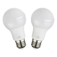 LED-Leuchtmittel 10600-2 max. 9 Watt, 2 Stück - Opal, Kunststoff/Metall (6/11cm)