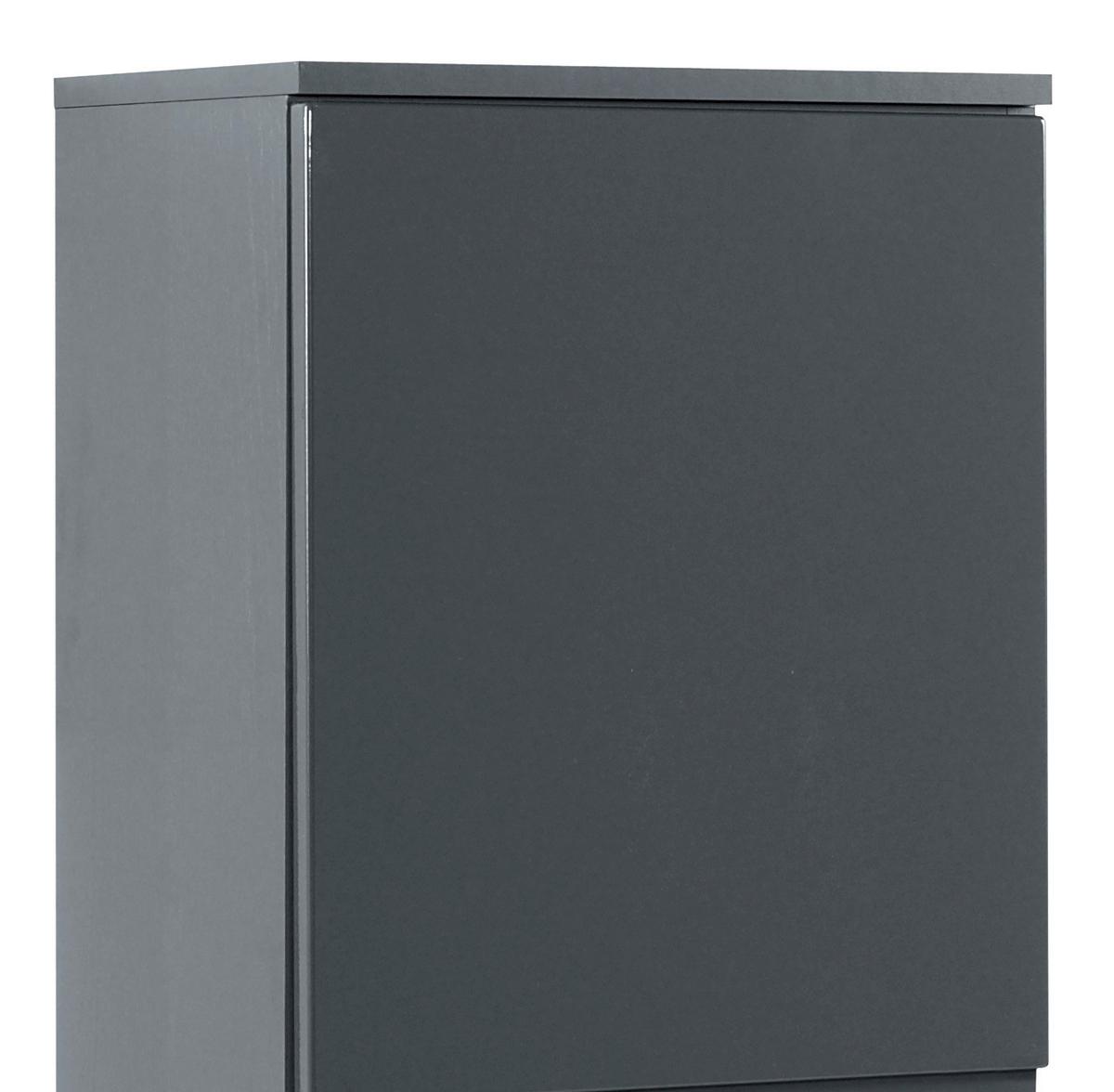 Midischrank in Grau 'Cardiff' - Graphitfarben, Design, Holzwerkstoff (40/130/35cm) - Held