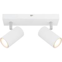 Reflektor Witmo2 - barve kroma/bela, Moderno, kovina (14/11/34cm) - Mömax