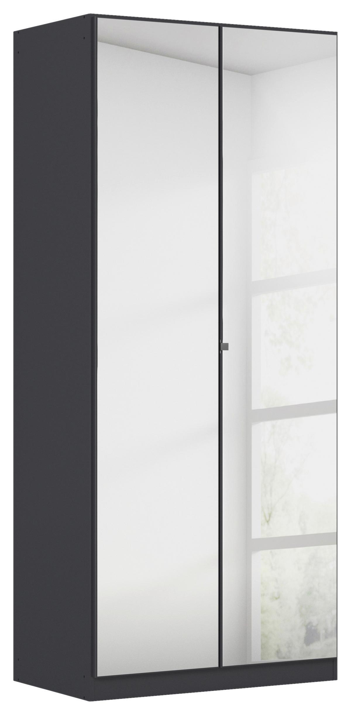 DULAP REFLECT - argintiu/gri, Modern, material pe bază de lemn (91/210/54cm)