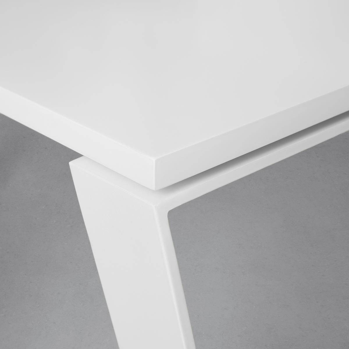 Gaming Miza Check -exklusiv-, Bela - bela, Moderno, kovina/leseni material (140/85/60cm) - Mömax