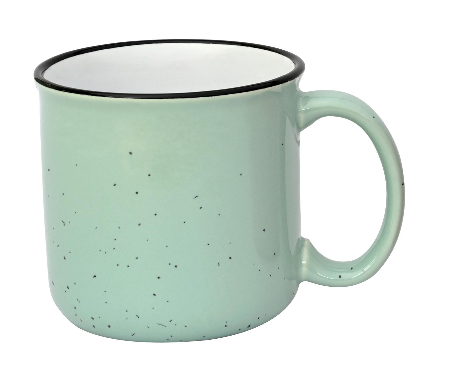 Kaffeebecher Tina in Mintgrün - Mintgrün, KONVENTIONELL, Keramik (8,8/8,5cm) - Based