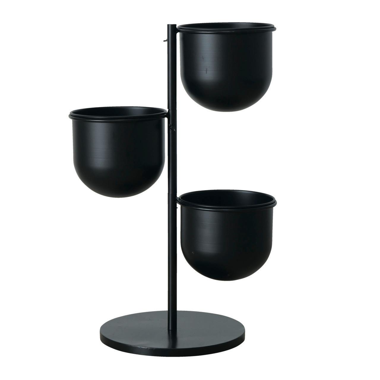 Virágcserép Madox - fekete, Basics, fém (47/78/47cm) - Modern Living