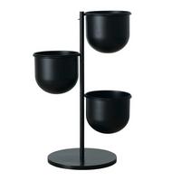Virágcserép Madox - fekete, Basics, fém (47/78/47cm) - Modern Living