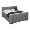 Boxspring Krevet Elysia - tamno siva/crna, Trend, drvni materijal/drvo (200/220cm) - Premium Living