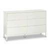 SIDEBOARD AMBER - vit, Modern, metall/trämaterial (120/80/40cm) - Bessagi Home