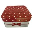 Cutie Pentru Cadouri Bow - alb/roșu, Modern, carton/hârtie (16/16/8cm) - modern living Cutie Pentru Cadouri Bow - alb/roșu, Modern, carton/hârtie (16/16/8cm) - modern living
