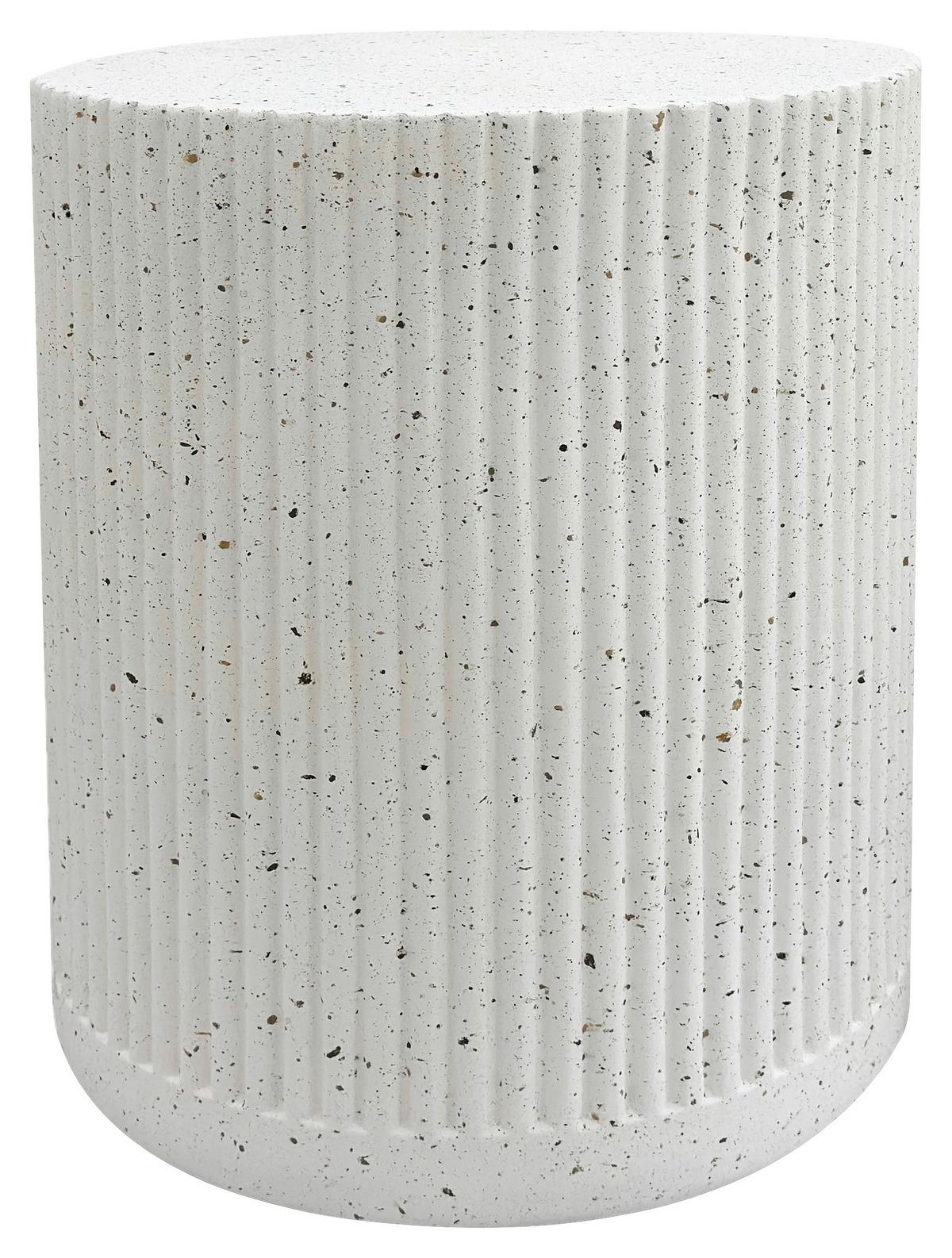 Jasper Stolić - bijela, Moderno, kamen (39/48cm) - Modern Living