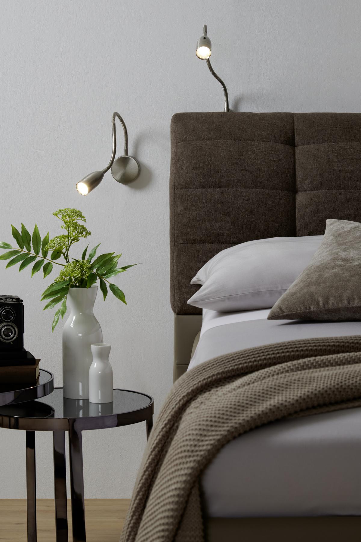 KINKIET LED 30702 STEN - przejrzysty/kolor niklowy, Basics, tworzywo sztuczne/metal (48cm) - Fischer & Honsel