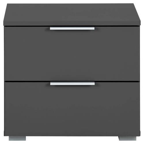 NOPTIERA ALABAMA - gri, Modern, material pe bază de lemn (47/43/42cm) - Modern Living