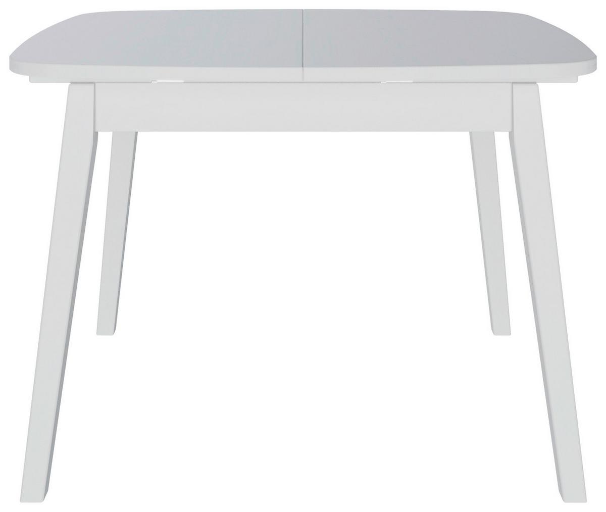 STÓŁ DO JADALNI CLAUDIA WEIß - biały, Modern, materiał drewnopochodny/drewno (110/90/76,5cm) - MID.YOU