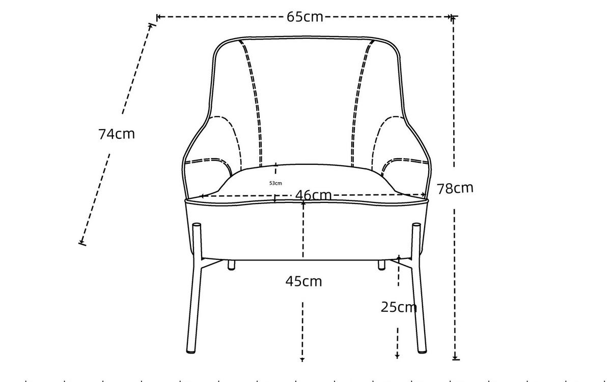 FOTOLIU CAPIA - albastru, Modern, lemn/metal (65cm) - Mömax