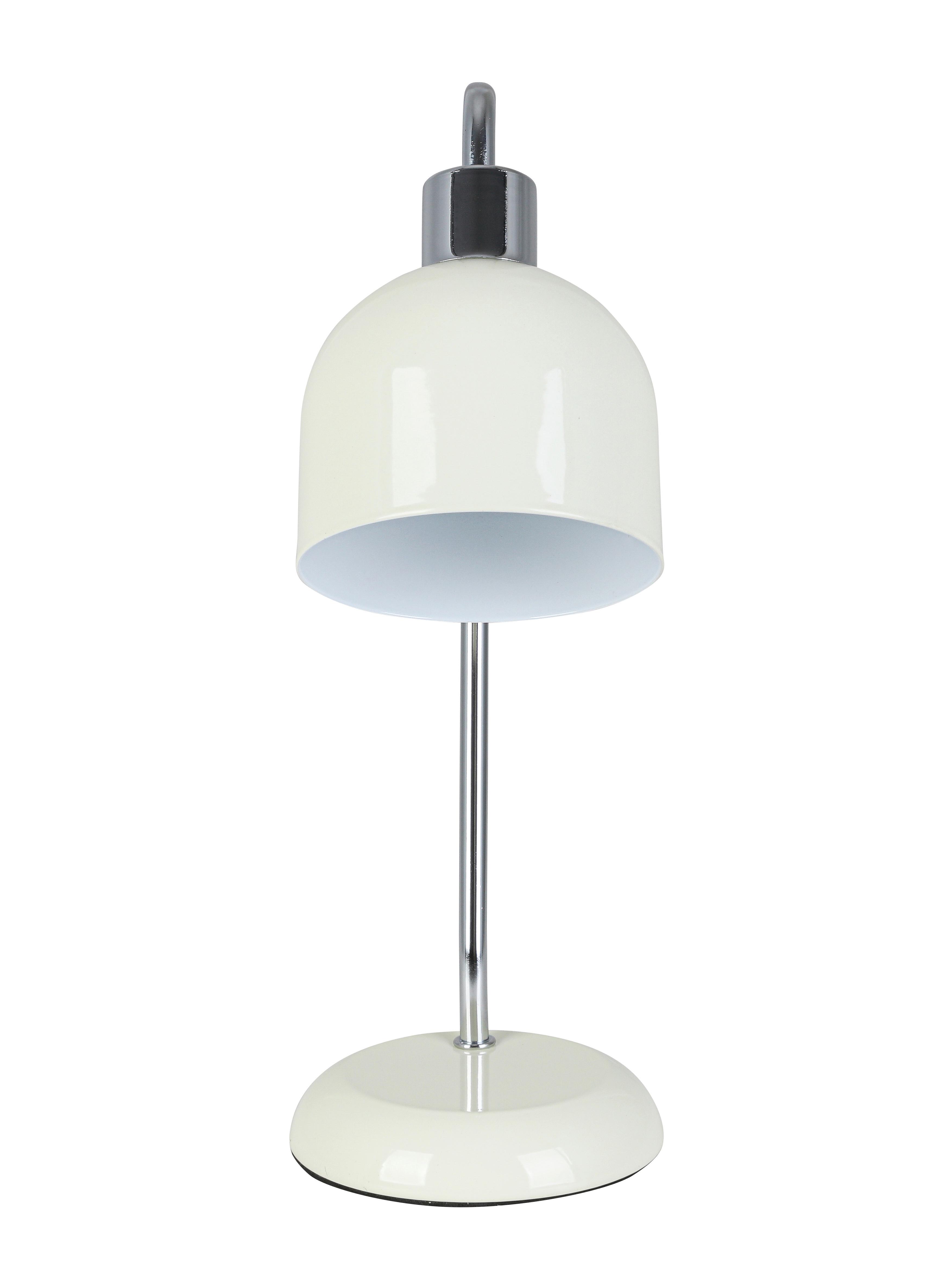 BORDSLAMPA ILKA - vit/kromfärg, Modern, metall/plast (27/12/35cm) - Mömax