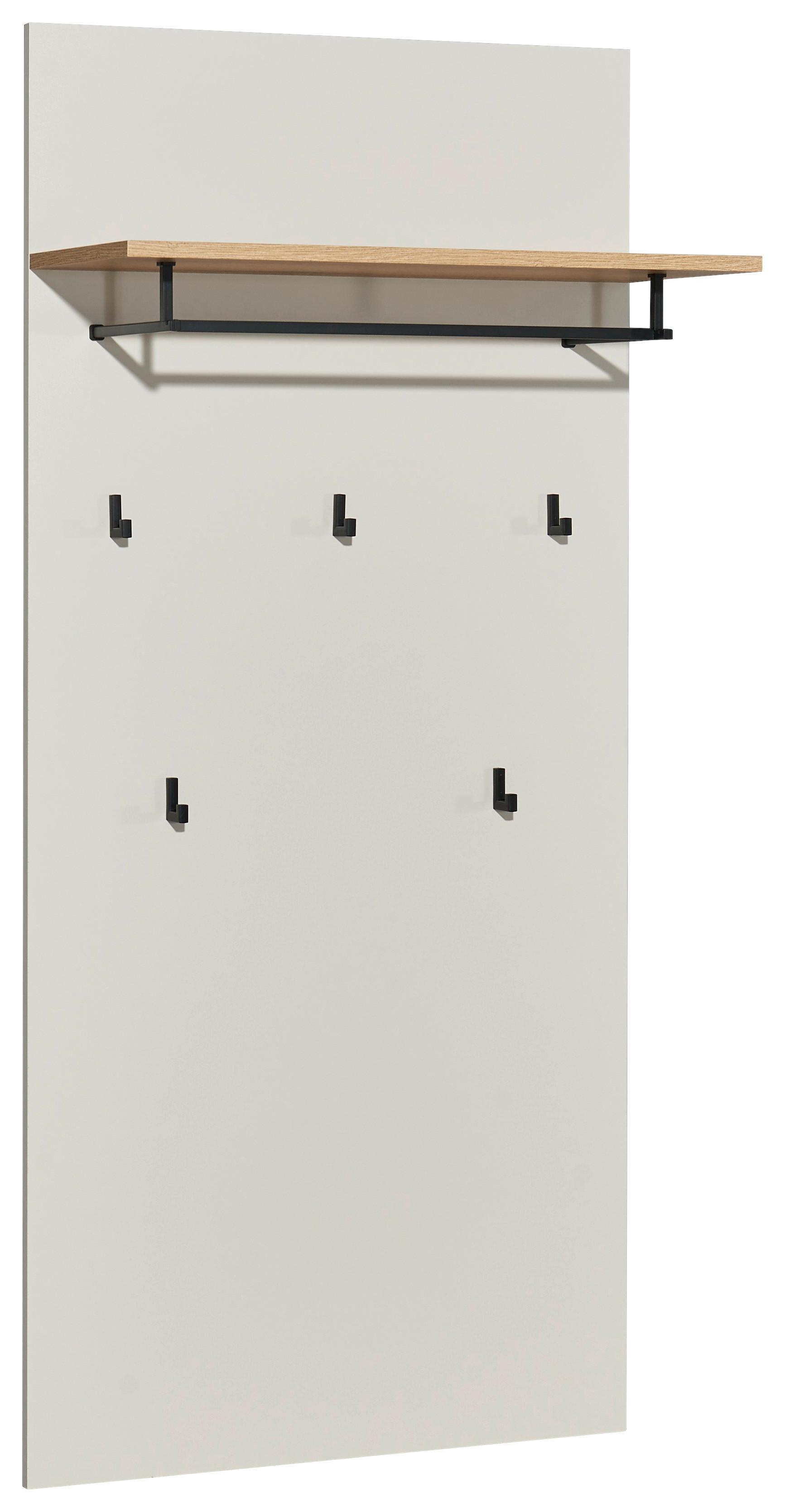 Garderobni Panel Lime, Kašmir, Barva Hrasta - kašmir/barve hrasta, Trend, leseni material (70/151/31cm) - Livetastic