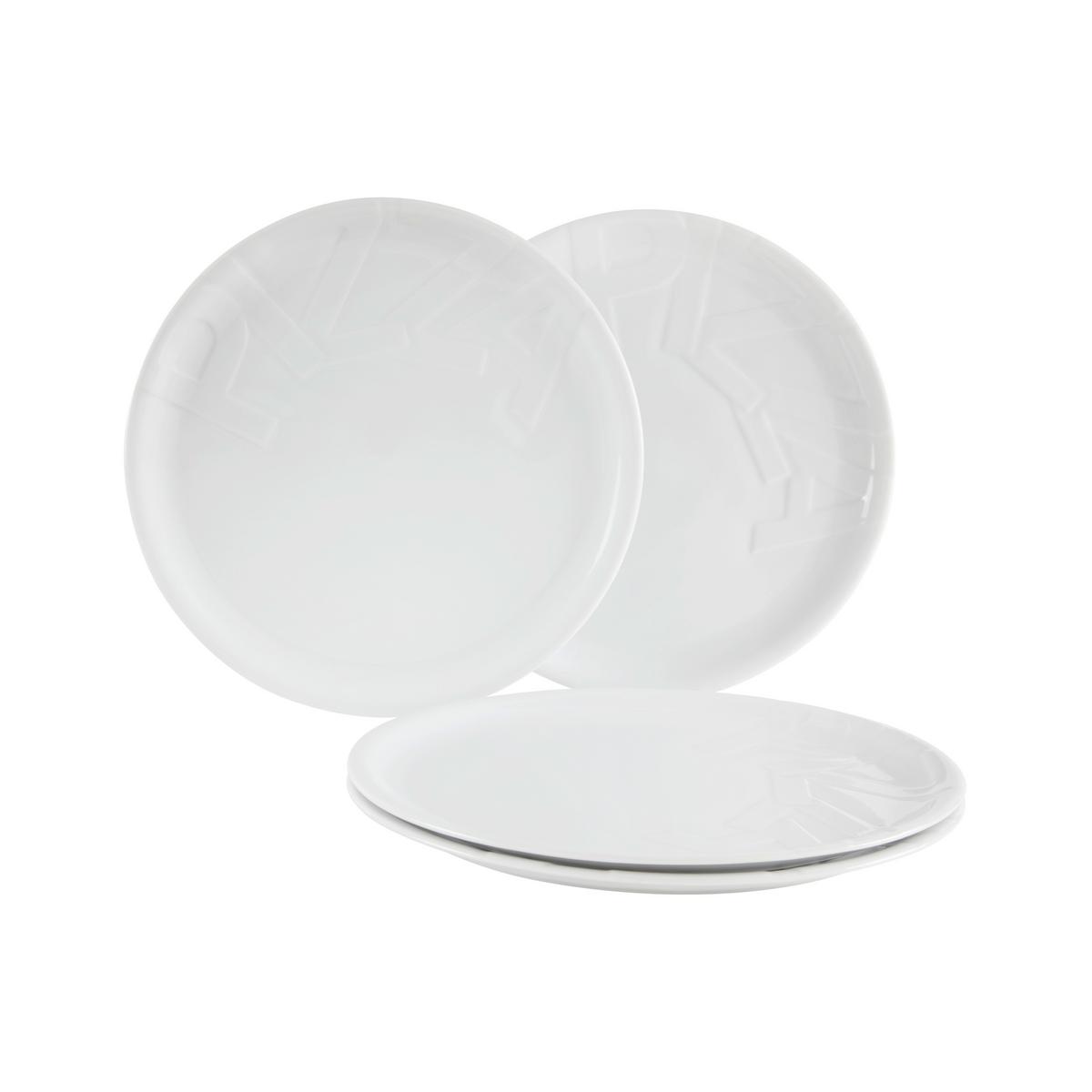 Set Krožnikov Za Pico Gourmet, 4-Delni - bela, keramika (32cm) - Creatable