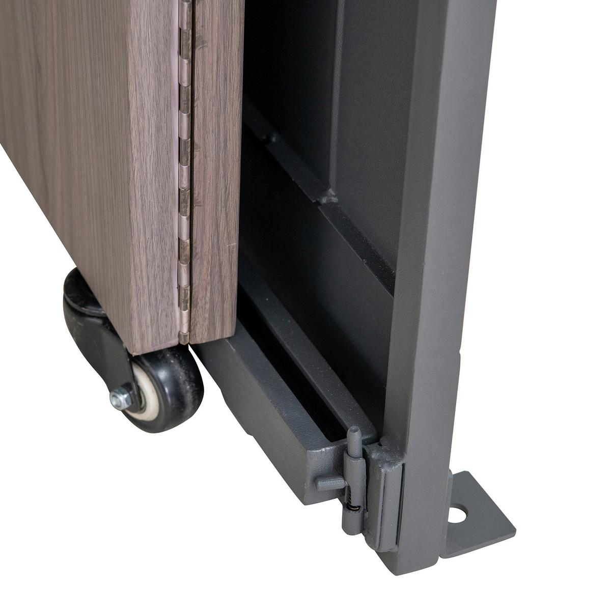 Gartenhaus Mambo Anthrazit/Dunkelbraun - Anthrazit/Dunkelbraun, Basics, Metall (220/226/94cm) - Modante