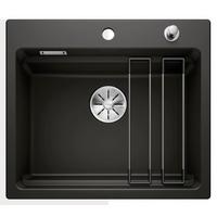 Einbauspüle 527746 Etagon 6 Black Edition - Schwarz, MODERN, Stein (60/51cm) - Blanco
