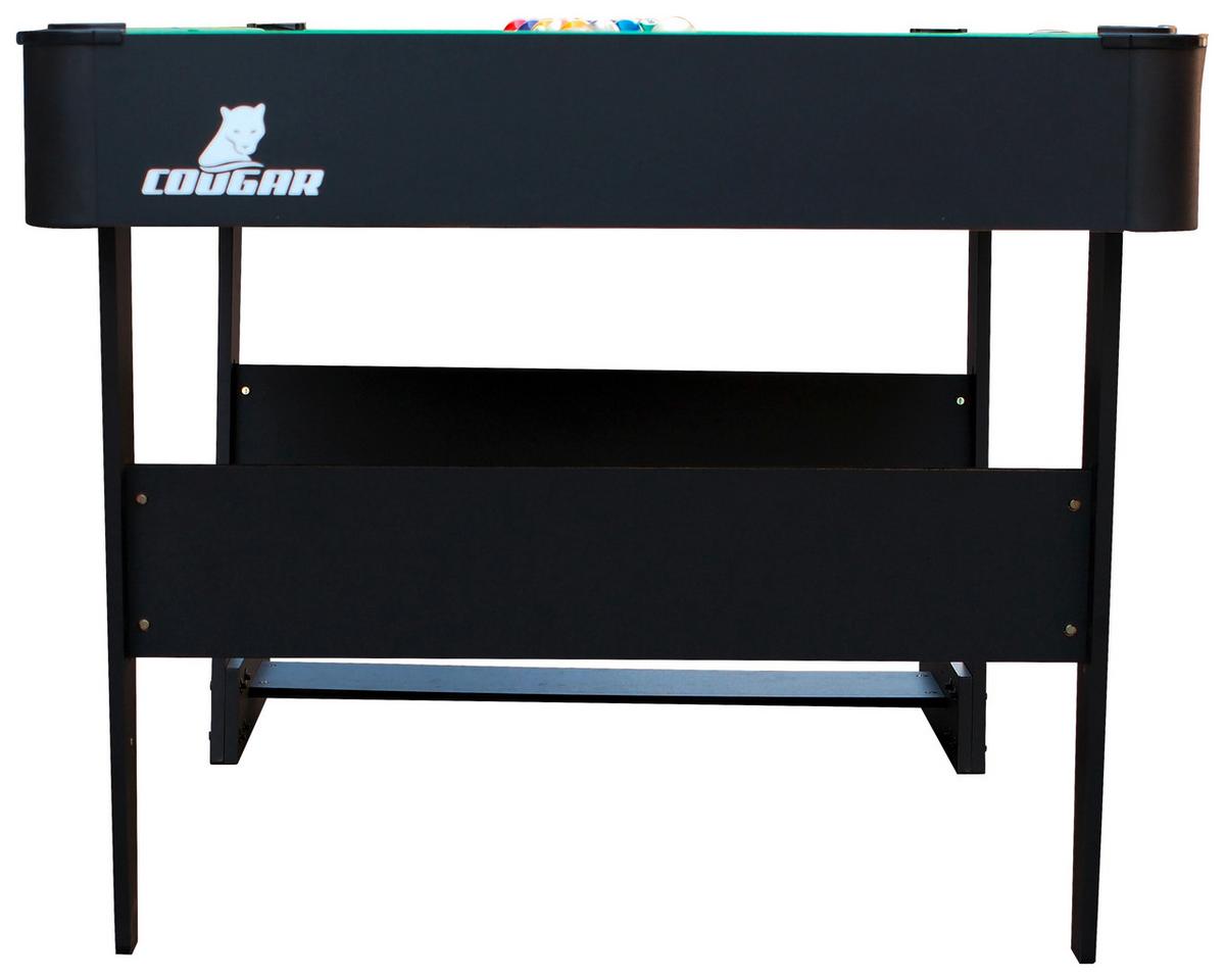 Billardtisch Hustle L ca. 152x79x76cm - Schwarz/Grün, MODERN, Holz (152/79/76cm) - Ambia Garden