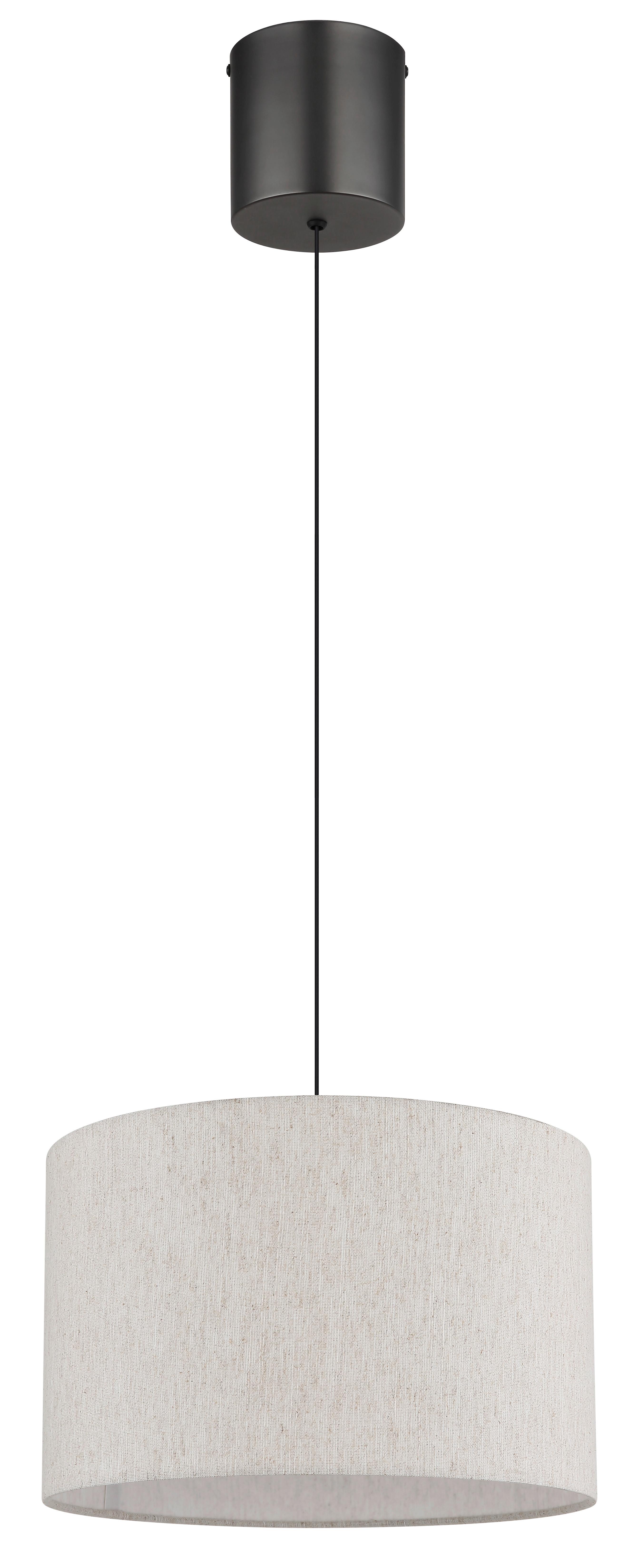 LAMPA WISZĄCA LED 31540108 THEA - czarny chrom/kremowy, Basics, tworzywo sztuczne/metal (35/180cm) - Globo