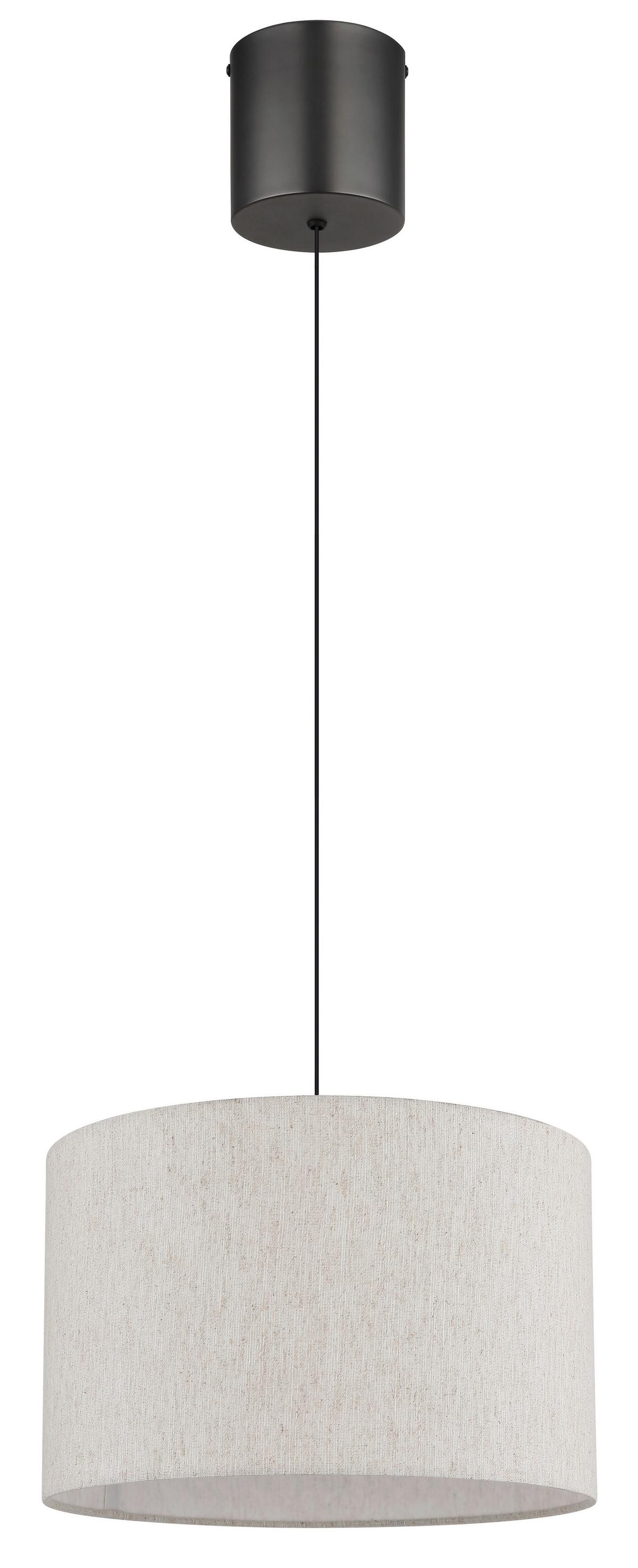 LAMPA WISZĄCA LED 31540108 THEA - czarny chrom/kremowy, Basics, tworzywo sztuczne/metal (35/180cm) - Globo