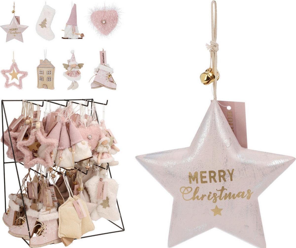 Dekohänger CUTIE - Multicolor, Textil (14/14/1cm)