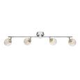 LED-Strahler 56804-4 max. 14 Watt - Klar, MODERN, Glas/Metall (80/10/19,5cm) LED-Strahler 56804-4 max. 14 Watt - Klar, MODERN, Glas/Metall (80/10/19,5cm)