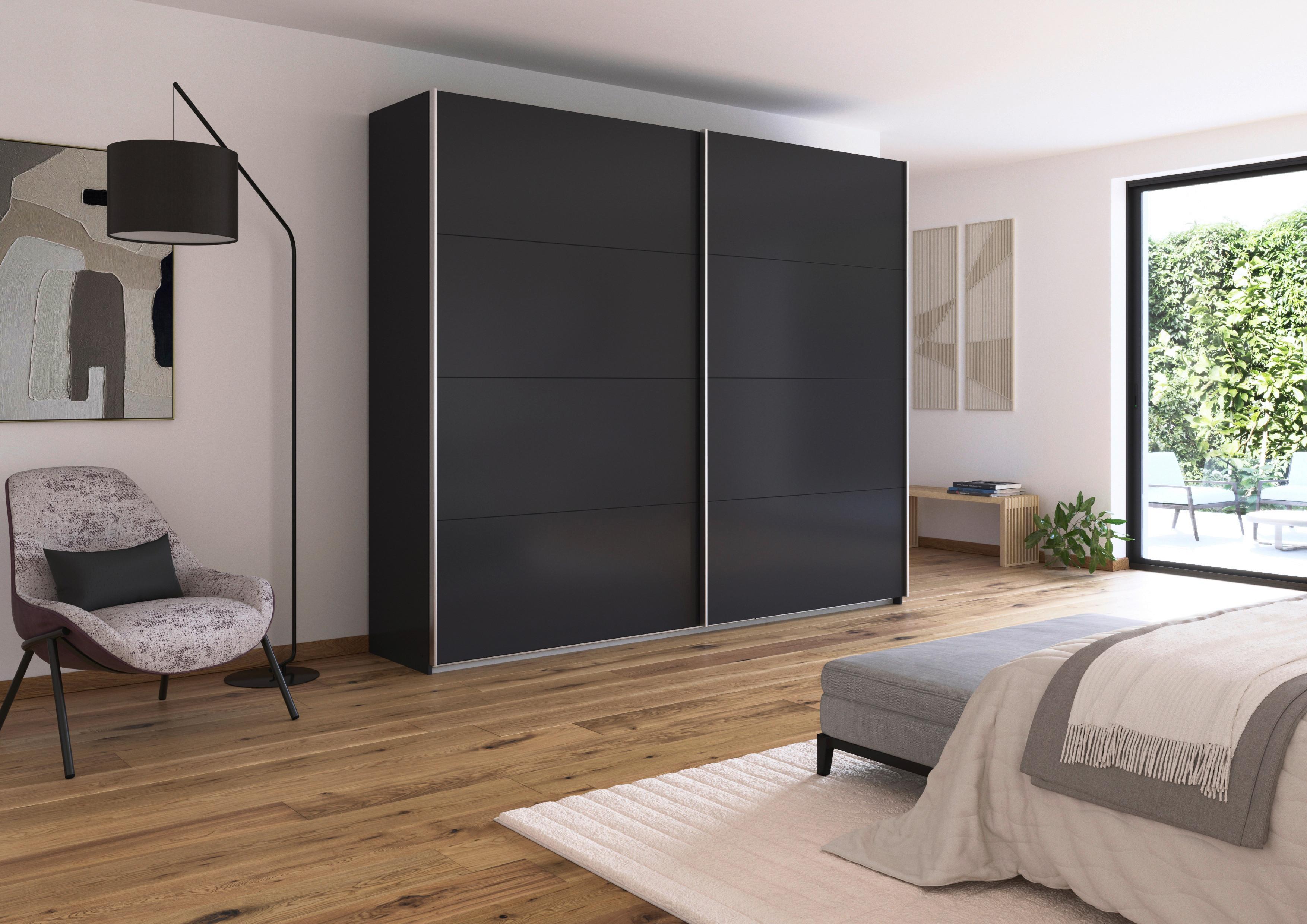DULAP USI CULISANTE FELDKIRCH - antracit, Modern, material pe bază de lemn (271/229/62cm)
