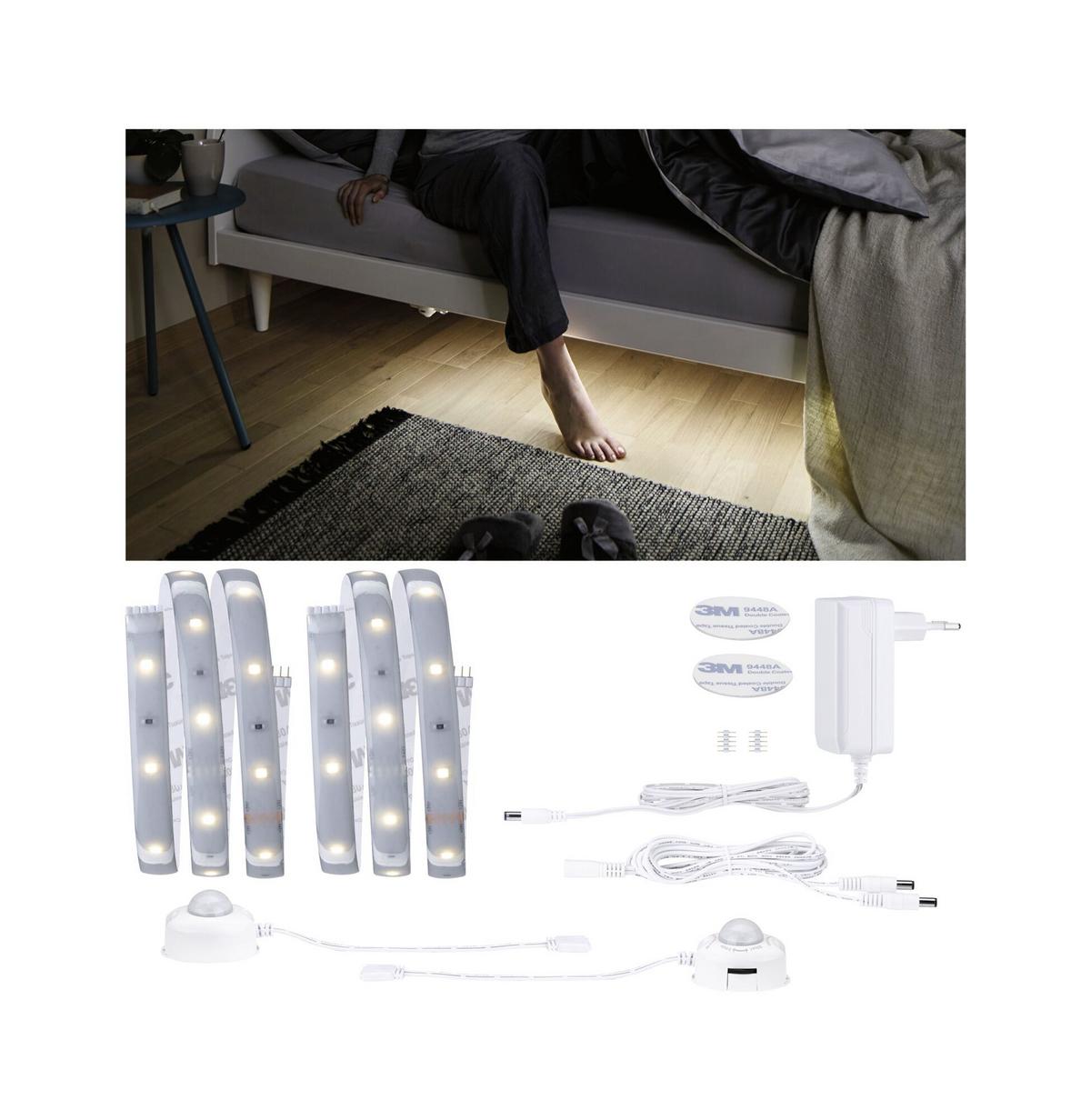 LED-Strip MaxLED 250 Comfort Set max. 2x4 Watt - Silberfarben, Basics, Kunststoff (2x100,0cm) - Paulmann