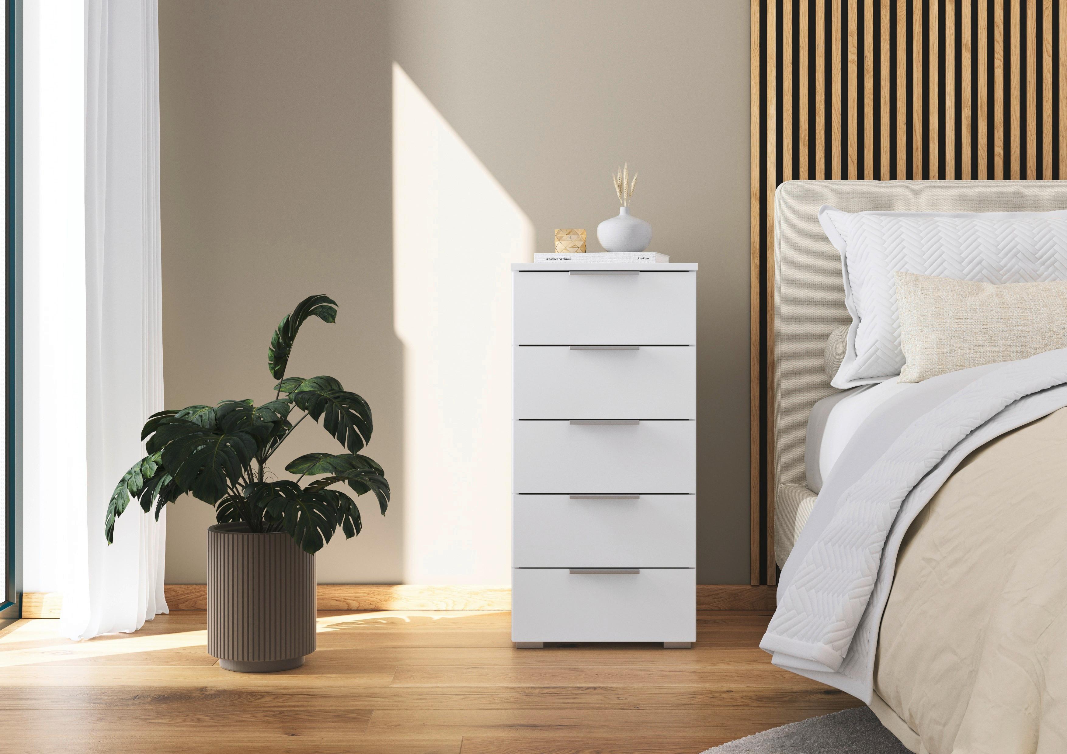NOPTIERA MARS 5L - alb, Basics, material pe bază de lemn (40/84/40cm) - Modern Living
