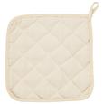 Topflappen Evelin Natur Baumwolle - Naturfarben, Textil (20/20cm) - Mömax modern living Topflappen Evelin Natur Baumwolle - Naturfarben, Textil (20/20cm) - Mömax modern living