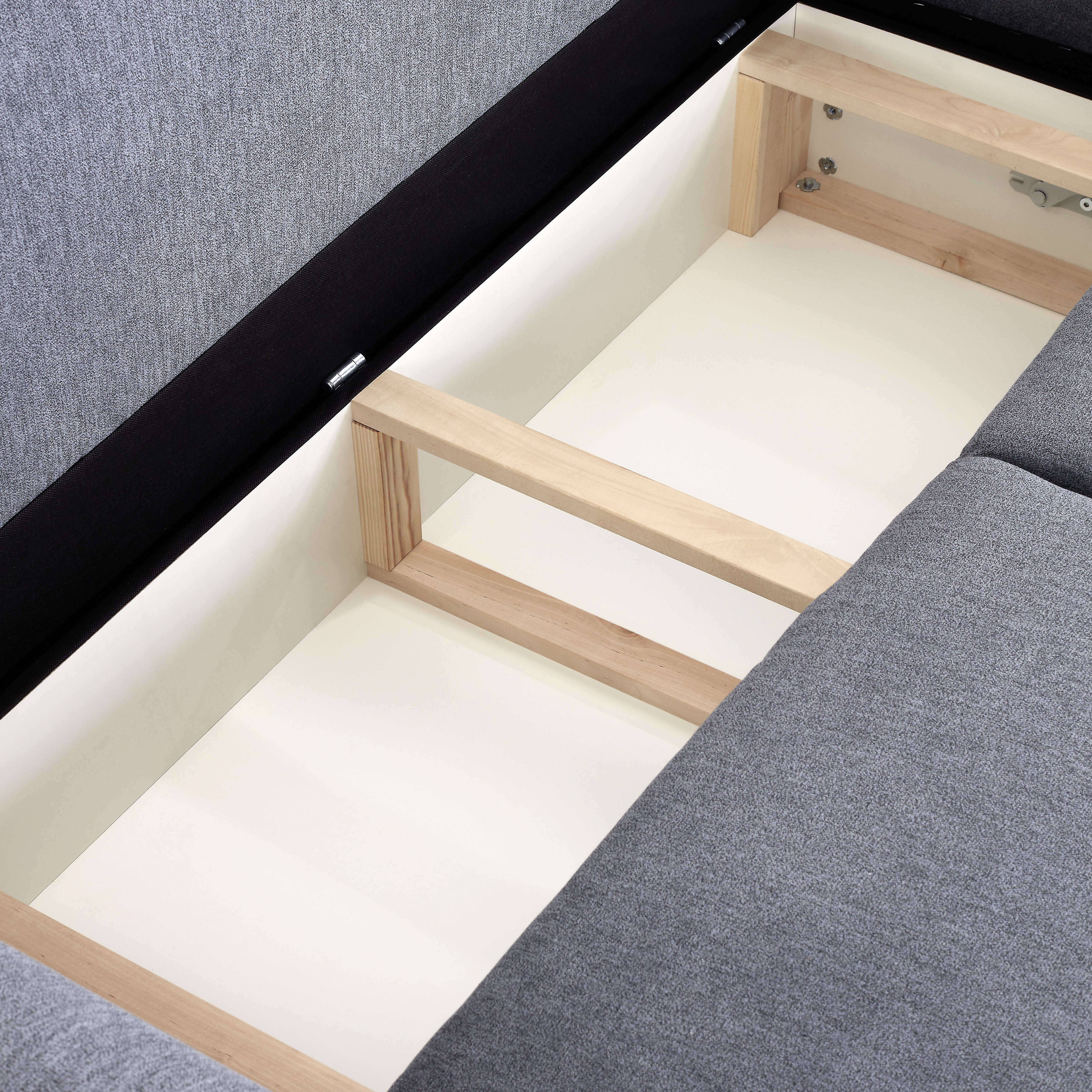 Sjedeća Garnitura Bella - crna/antracit, Modern, plastika (240/89/155cm) - Modern Living