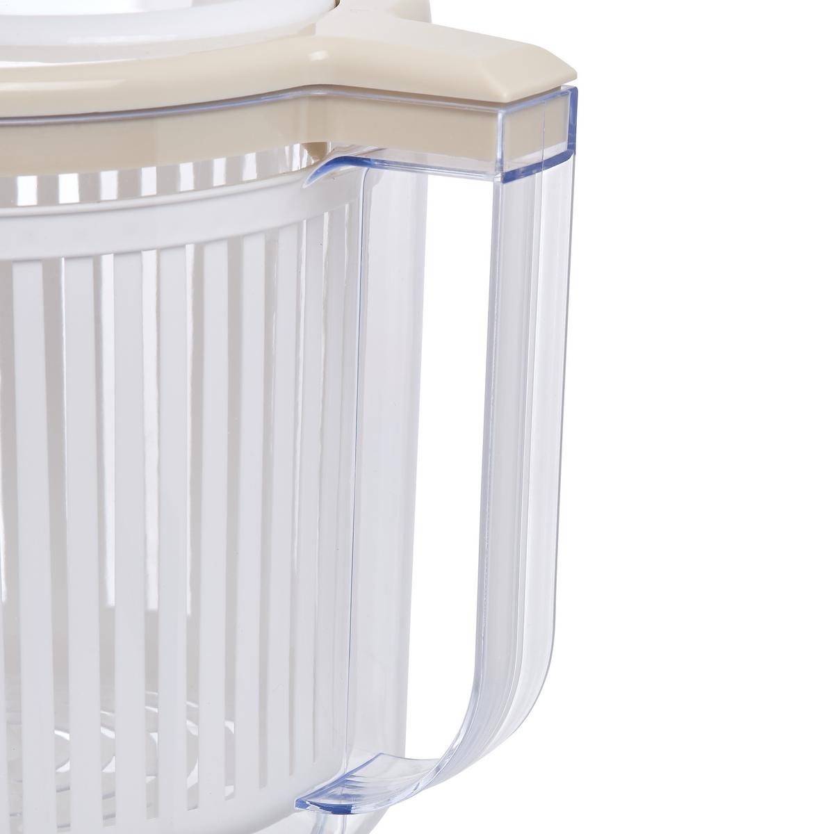 Uscător de salată Poly - bej/transparent, Basics, plastic (2,5l)