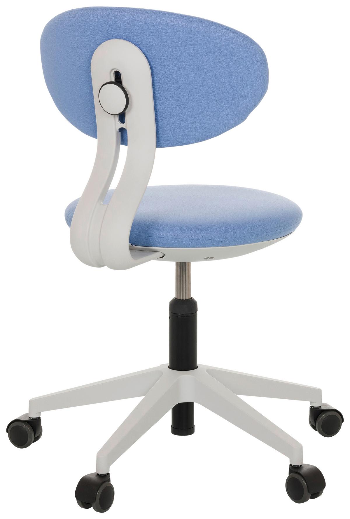 Jugenddrehstuhl Minimovo ca.42x66-87x52cm Blau - Blau/Grau, Basics, Kunststoff/Textil (42/66-87/52cm) - MID.YOU