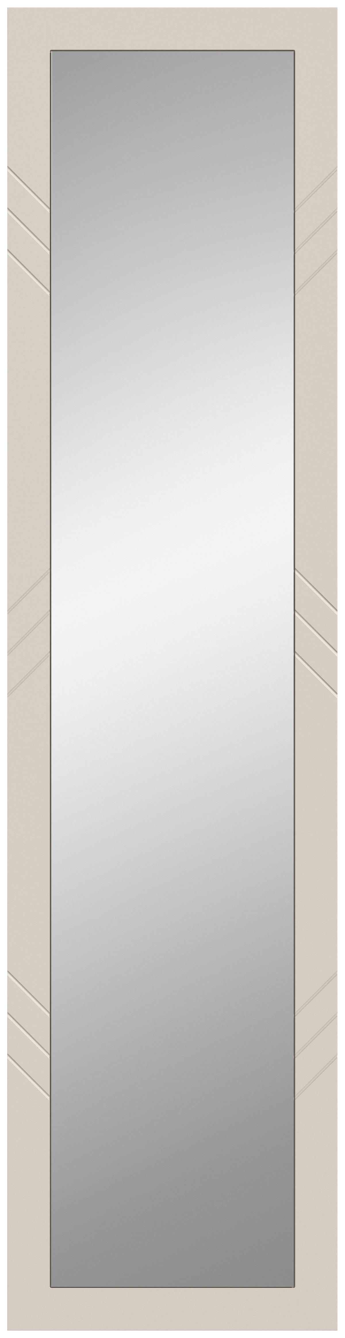 Ogledalo Notes - boje pijeska, Design, staklo/drvni materijal (45/180/2cm) - Modern Living
