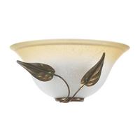 KINKIET 4622/AP - biały wysoki połysk/kolor brązu, Konventionell, metal/szkło (30/14/30cm)