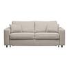 BÄDDSOFFA AGNETA -BASED- - svart/taupe, Modern, trä/textil (200/83/97cm) - Based