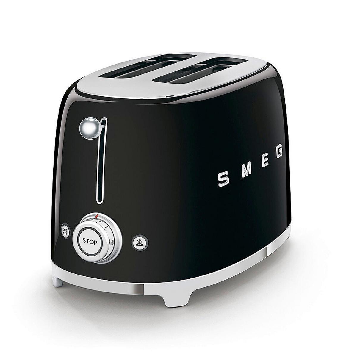 TOSTER TSF01BLEU SMEG - czarny, Basics, metal (31/19,8/19,5cm) - SMEG
