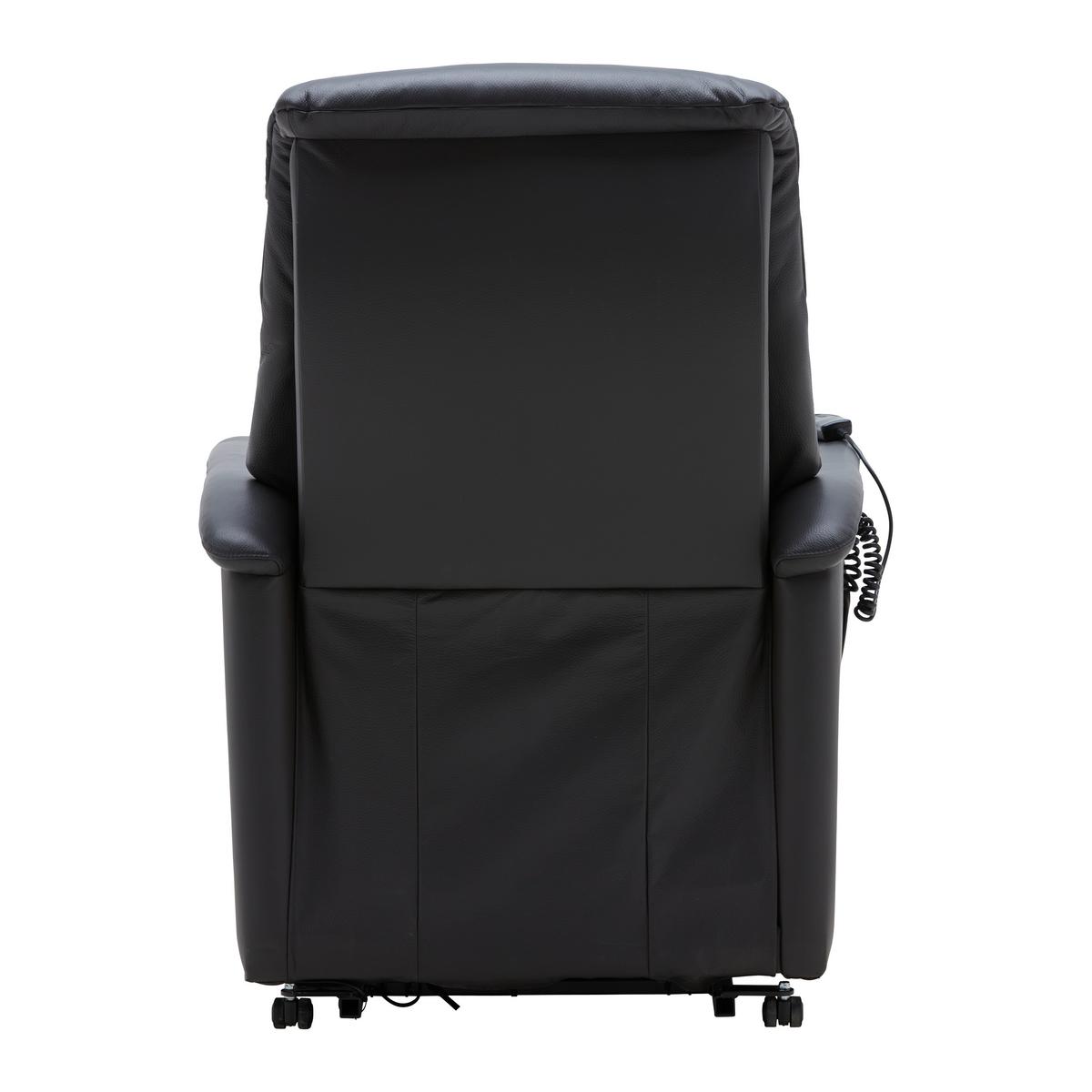 Relaxsessel Comfort in Anthrazit - Anthrazit, MODERN, Leder (80/110/86cm) - Premium Living