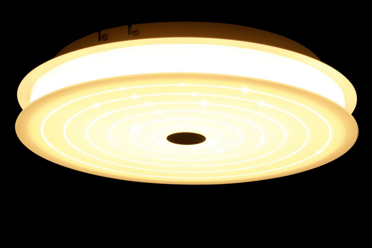 LAMPA SUFITOWA LED MESA *SBN* - biały, Design, tworzywo sztuczne/metal (43/8cm) - Novel