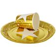 Skodela Za Enkratno Uporabo Liva - zlata/bela, Basics, papir (8,5cm) Skodela Za Enkratno Uporabo Liva - zlata/bela, Basics, papir (8,5cm)