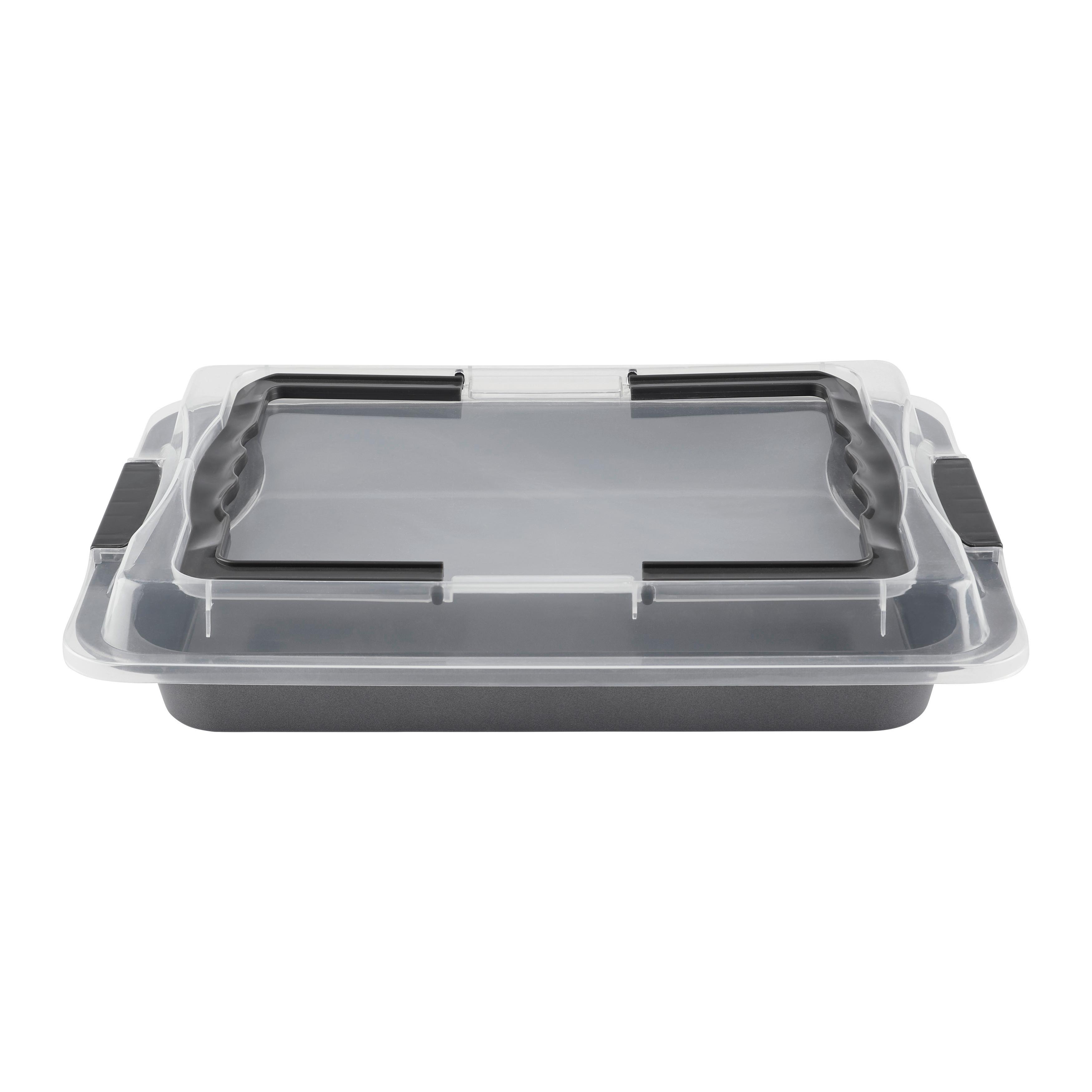 KAK-/TÅRTBOX BAKERY - röd/grå, Klassisk, metall (29/4/42cm) - Mömax
