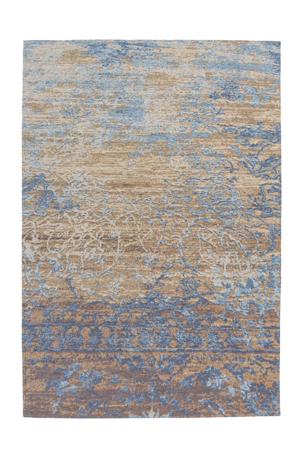Flachwebeteppich Blaze 625 Blau / Beige - Blau/Beige, Konventionell, Textil (115/170cm) - Kayoom