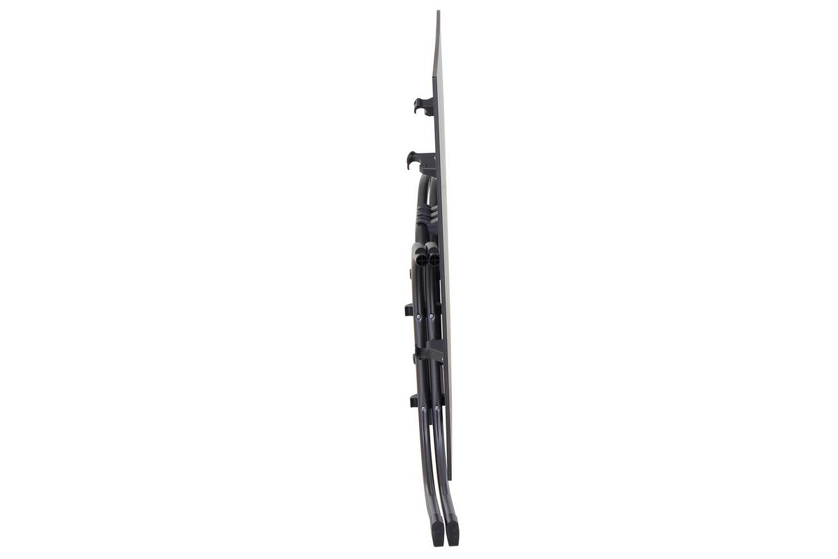 GARTENKLAPPTISCH K98065 - Anthrazit, KONVENTIONELL, Holzwerkstoff/Kunststoff (140/90/71cm) - Siena Garden