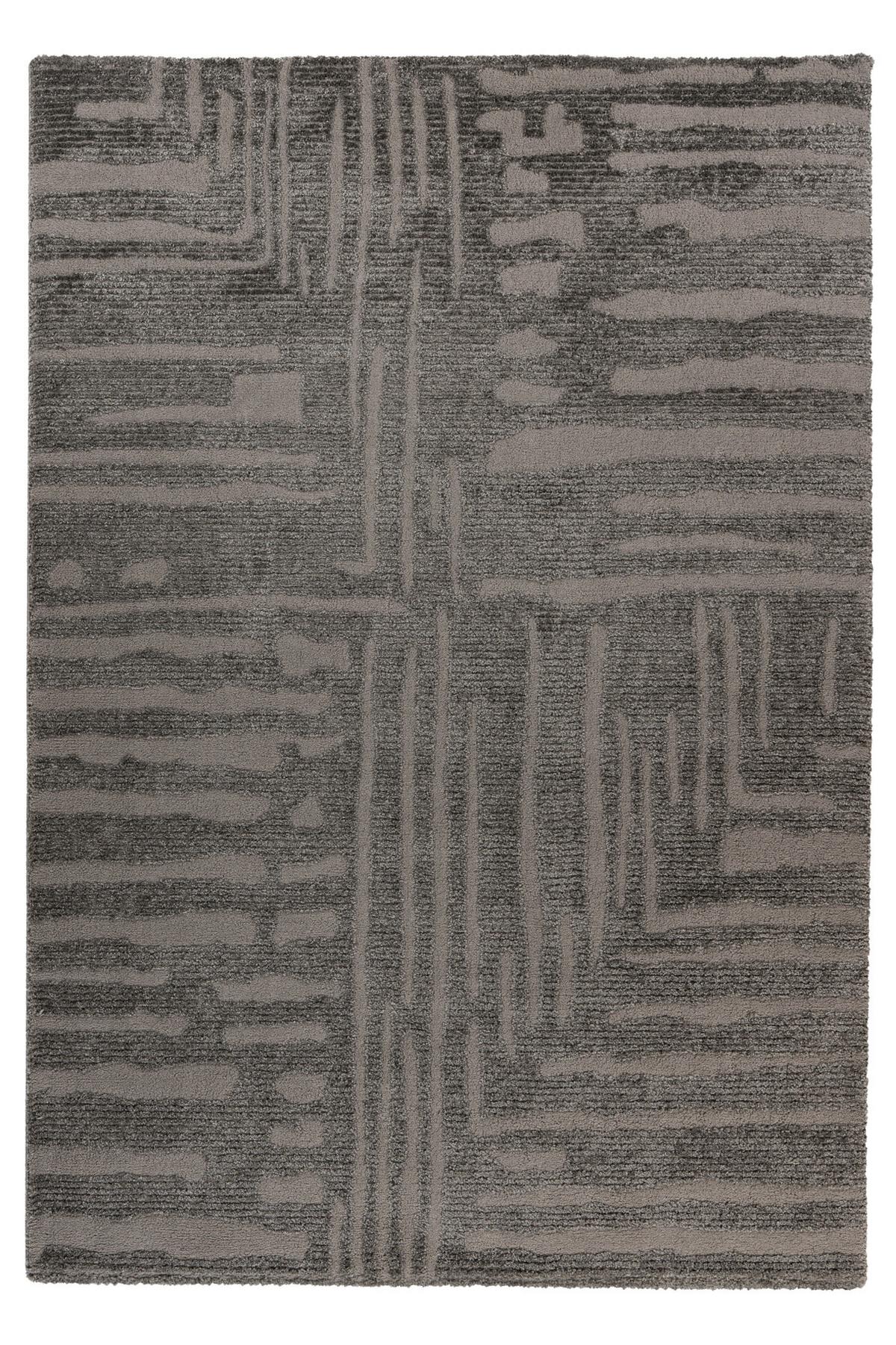 HOCHFLORTEPPICH MY CANYON 973 - Anthrazit, Basics, Textil (80/150cm)