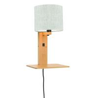 Stenska Svetilka Andes, Naravna Barva, Bambus - naravne barve, Trend, tekstil/les (19/24/36cm) - Good & Mojo