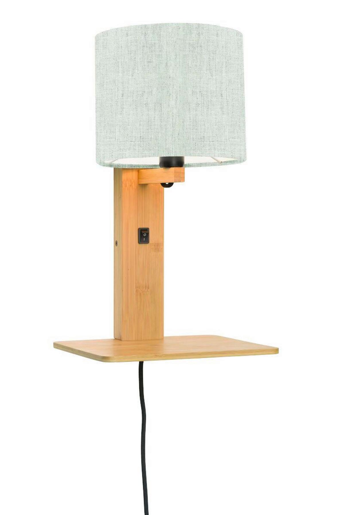 Stenska Svetilka Andes, Naravna Barva, Bambus - naravne barve, Trend, tekstil/les (19/24/36cm) - Good & Mojo