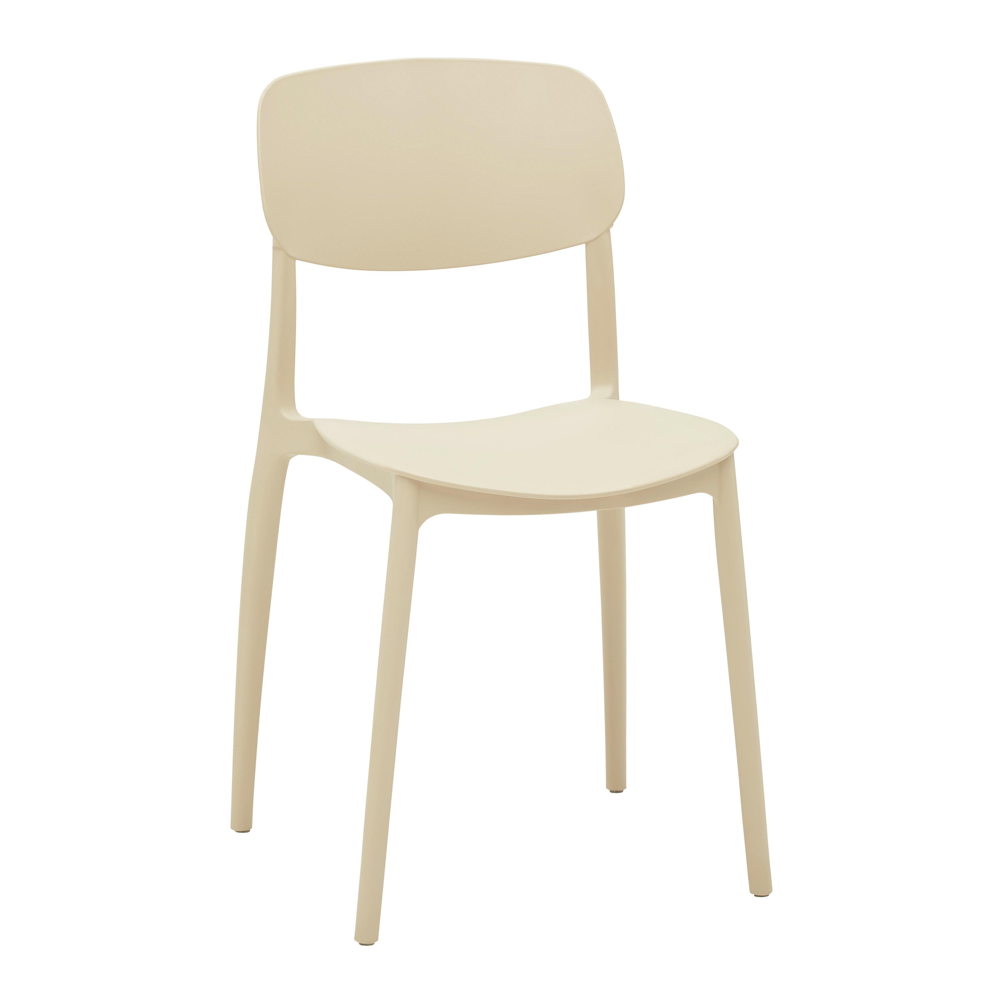 Stol Jiri -Based- - bež, Moderno, umetna masa (44/78/49cm) - Based